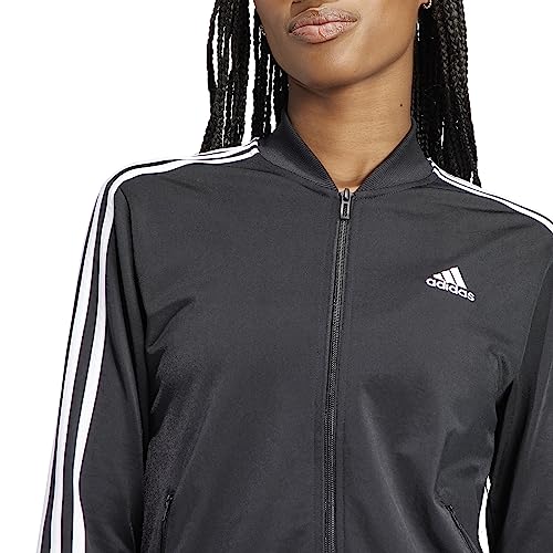 adidas Essentials 3-Stripes Tracksuit, Mujer, Black/White, S