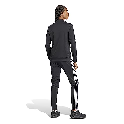 adidas Essentials 3-Stripes Tracksuit, Mujer, Black/White, S