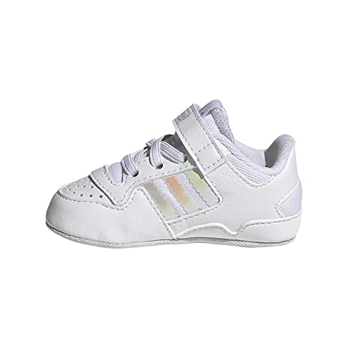 adidas Forum Low Crib, Zapatillas Deportivas Unisex niños, FTWBLA/Supcol/TOQGRI, 18 EU