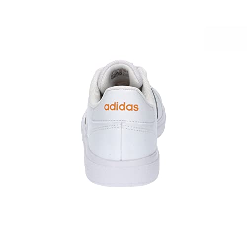 Adidas Grand Court Lifestyle Lace Zapatillas de tenis bajas, FTWR White/FTWR White/Screaming Orange, 34 EU