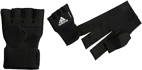 adidas Guantes de Envoltura rápida para Hombre, Color Negro, pequeño/Mediano