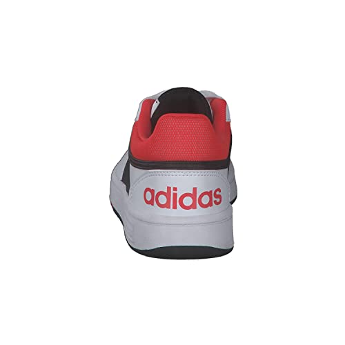 ADIDAS Hoops Shoes, Zapatillas, FTWR White/Core Black/Bright Red, 38 2/3 EU