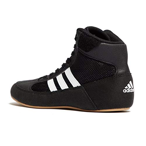 Adidas HVC K, Zapatos de Boxeo Unisex Adulto, Negro Schwarz Schwarz, 38,5