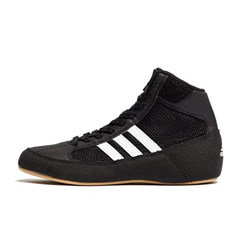 Adidas HVC K, Zapatos de Boxeo Unisex Adulto, Negro Schwarz Schwarz, 38,5