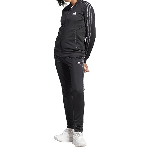 adidas IJ8789 W 3S TR TS Tracksuit Mujer black/MULTICOLOR Tamaño L