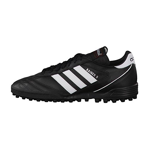 Adidas Kaiser 5 Team Botas de fútbol hombre, Multicolor (Negro/Blanco),44 2/3 EU