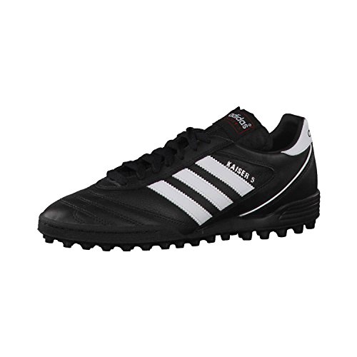 Adidas Kaiser 5 Team Botas de fútbol hombre, Multicolor (Negro/Blanco),44 2/3 EU