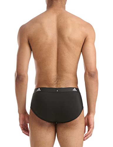 adidas Multipack Brief (3 Unidades), Calzoncillos Tipo Bóxer para Hombre, Negro, S