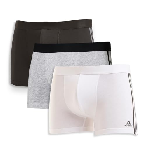 adidas Multipack Trunk (3 Unidades), Calzoncillos Tipo Bóxer para Hombre, Multicolor (Surtido 2), S