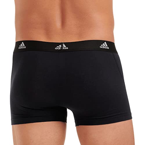 adidas Multipack Trunk (3 Unidades), Calzoncillos Tipo Bóxer para Hombre, Negro, L