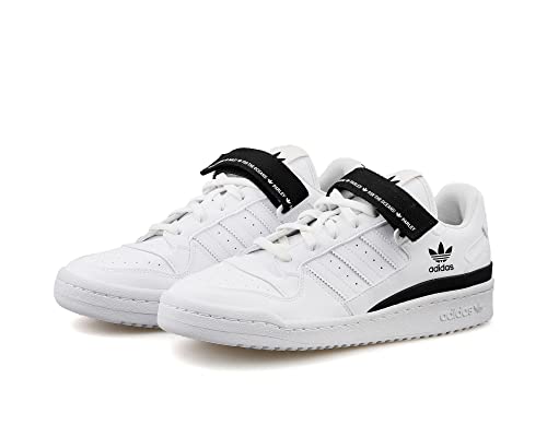 adidas Originals Forum Low Hombre Trainers Sneakers (UK 5.5 US 6 EU 38 2/3, White White Black GV7613)