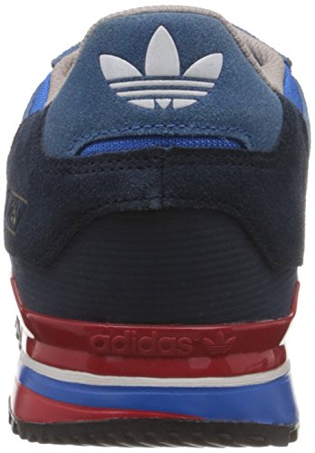 adidas Originals Running ZX 750, Zapatillas de Estar por casa Unisex-Adulto, Azul/Rojo, EU 44. 2/3