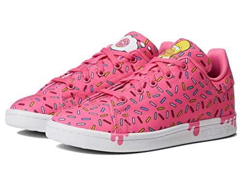 adidas Originals Stan Smith Sneaker, Semi Solar Pink/White/Semi Solar Pink, 13 US Unisex Little Kid