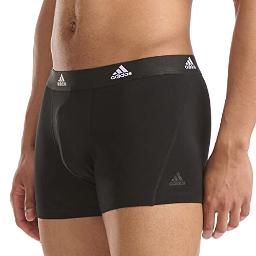 adidas Pack de 3 Calzoncillos Tipo bóxer de algodón Active Flex (6 Unidades) Ropa Interior, Surtido 64, L para Hombre