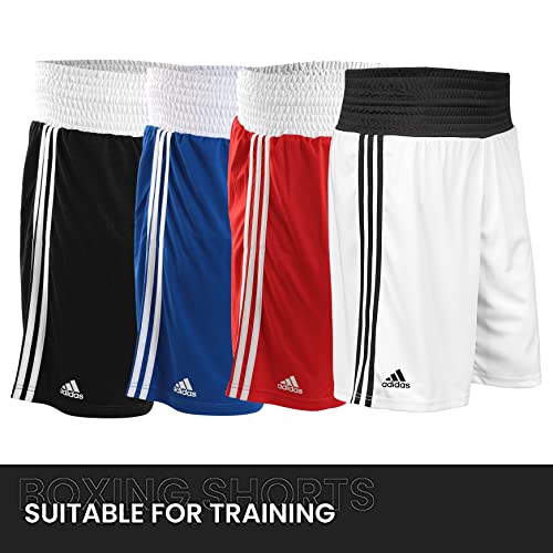 adidas | Pantalones Cortos de Boxeo Boxeo, Fitness y Entrenamientos Relacionados con el Boxeo | Fabricado con Material Ligero y elástico y Cintura elástica