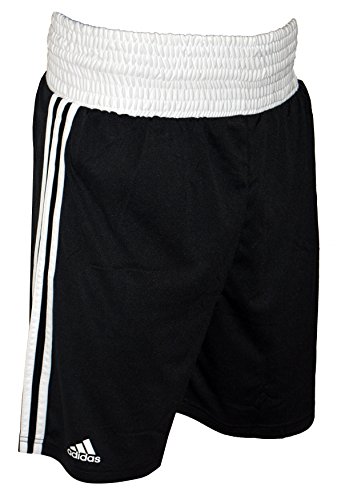 adidas Pantalones Cortos de Boxeo Unisex para Entrenamiento de Lucha, se Adapta a Adultos, Hombres, Mujeres, niños, MMA, Fitness, Kickboxing, Uso General de Gimnasio, Ligero y elástico