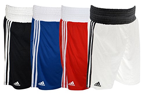 adidas Pantalones Cortos de Boxeo Unisex para Entrenamiento de Lucha, se Adapta a Adultos, Hombres, Mujeres, niños, MMA, Fitness, Kickboxing, Uso General de Gimnasio, Ligero y elástico