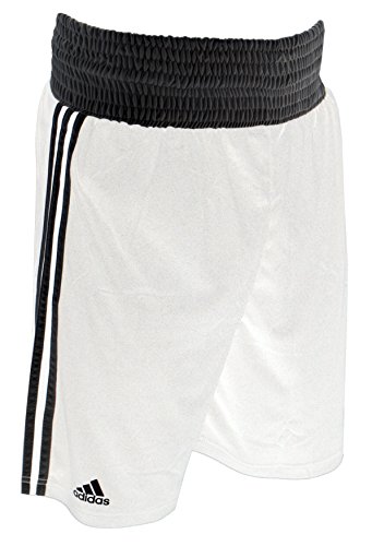 adidas Pantalones Cortos de Boxeo Unisex para Entrenamiento de Lucha, se Adapta a Adultos, Hombres, Mujeres, niños, MMA, Fitness, Kickboxing, Uso General de Gimnasio, Ligero y elástico