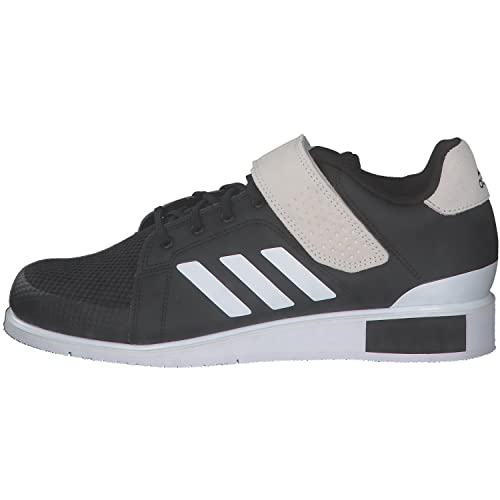 adidas Power III, Zapatillas Halterofilia Hombre, NEGBÁS/FTWBLA/NEGBÁS, 44 EU