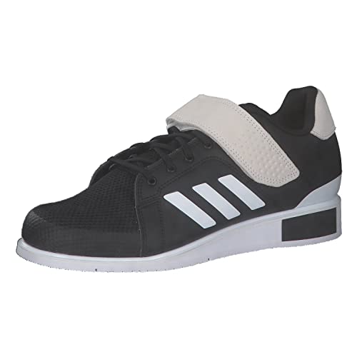 adidas Power III, Zapatillas Halterofilia Hombre, NEGBÁS/FTWBLA/NEGBÁS, 44 EU