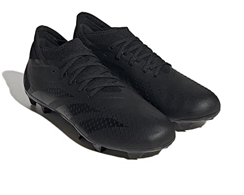 adidas Predator Accuracy.3 Firm Ground Boots, Zapatillas Unisex Adulto, Core Black/Core Black/FTWR White, 43 1/3 EU