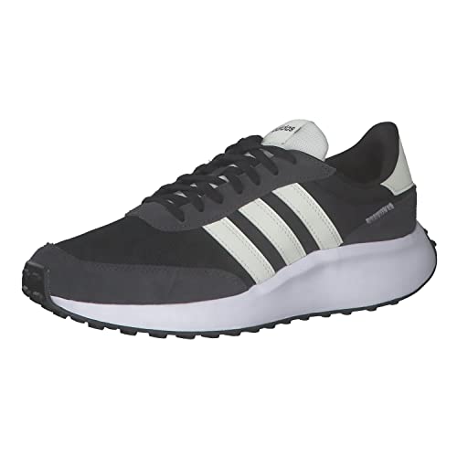 adidas Run 70s, Zapatillas Mujer, Negro Core Black Off White Carbon, 41 1/3 EU