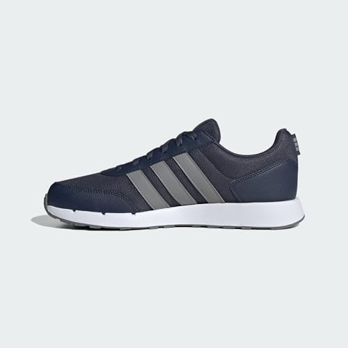 adidas Run50s, Zapatillas Unisex Adulto, Shadow Navy Grey Three Legend Ink, 46 EU