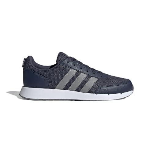 adidas Run50s, Zapatillas Unisex Adulto, Shadow Navy Grey Three Legend Ink, 46 EU