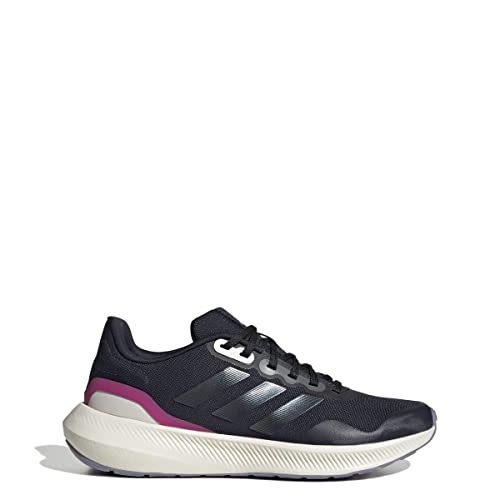 adidas Runfalcon 3 Tr, Sneaker Mujer, Legend Ink Black Blue Met Semi Lucid Fuchsia, 39 1/3 EU