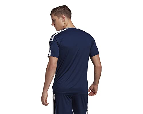 adidas Squadra 21 Jersey Camiseta de mangas corta, Team Navy Blue/White, L Hombre