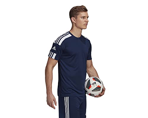 adidas Squadra 21 Jersey Camiseta de mangas corta, Team Navy Blue/White, L Hombre