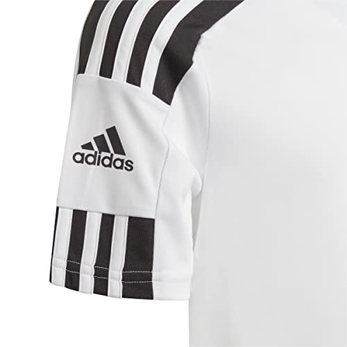 adidas Squadra 21 Jersey Camiseta de mangas corta, White/Black, 140 Niños