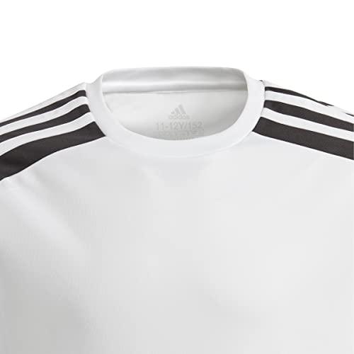 adidas Squadra 21 Jersey Camiseta de mangas corta, White/Black, 140 Niños