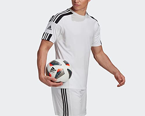 adidas Squadra 21 Jersey Camiseta de mangas corta, White/Black, M Hombre