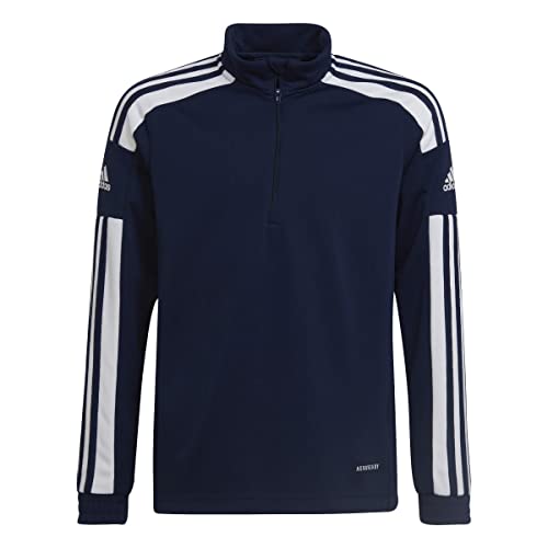 adidas Squadra 21 Training Top Sweatshirt, Unisex niños, Team Navy Blue/White, 164