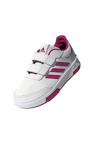 adidas Tensaur Hook And Loop Shoes, Zapatillas Unisex niños, Ftwr White Team Real Magenta Core Black, 36 2/3 EU