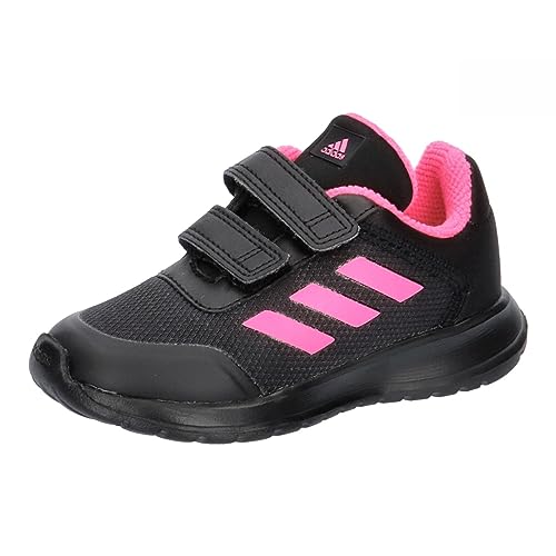 adidas Tensaur Run 2 0, Zapatillas Unisex niños, Core Black Lucid Pink Core Black, 34 EU