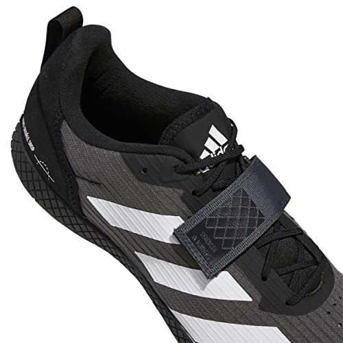 adidas The Total, Zapatillas Halterofilia Unisex Adulto, NEGBÁS/FTWBLA/GRISEI, 46 EU