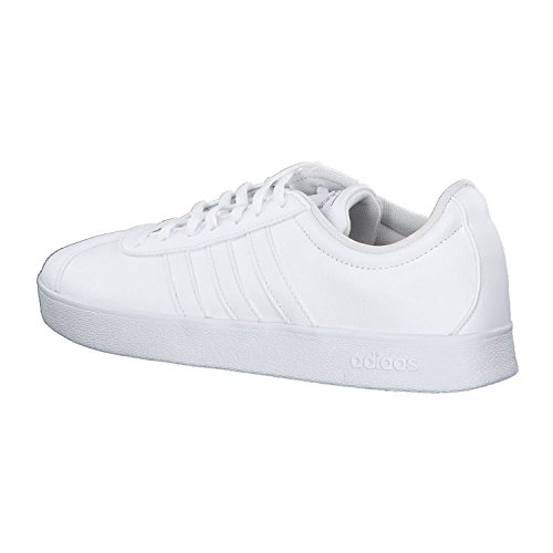 adidas Vl Court 2.0 Shoes, Zapatillas Mujer, Ftwr White Ftwr White Cyber Met, 38 EU