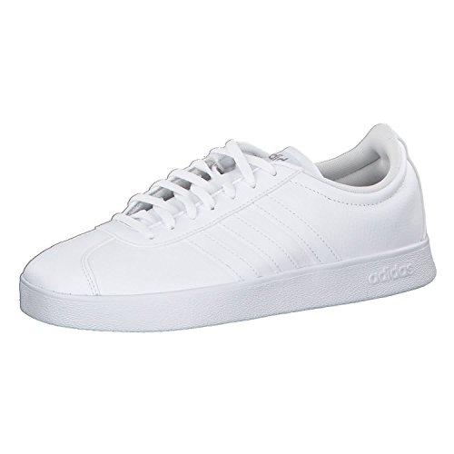 adidas Vl Court 2.0 Shoes, Zapatillas Mujer, Ftwr White Ftwr White Cyber Met, 38 EU