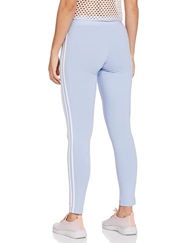 adidas W 3S Leg Leggings, Blue Dawn/White, L Women's