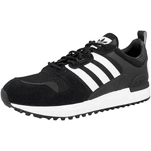 adidas ZX 700 HD, Sneaker Hombre, Core Black/Cloud White/Core Black, 45 1/3 EU