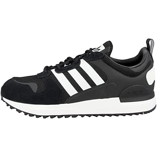 adidas ZX 700 HD, Sneaker Hombre, Core Black/Cloud White/Core Black, 45 1/3 EU