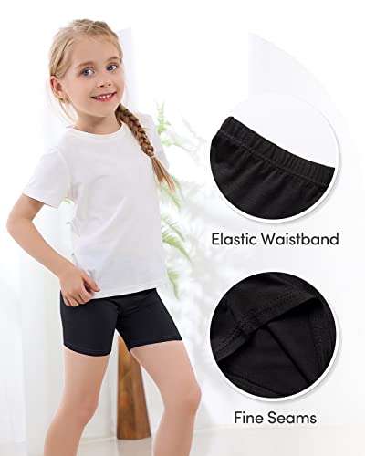 Adorel Braguitas bajo Vestidos Leggings Niñas Paquete de 8 Negro 11-12 Años (Tamaño del Fabricante 170)