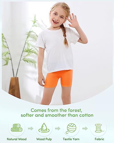 Adorel Pantalones Cortos Shorts Leggings para Niña Pack de 8 Infancia Vibrante 3-4 Años (Tamaño del Fabricante 110)