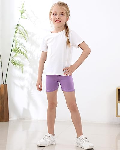 Adorel Pantalones Cortos Shorts Leggings para Niña Pack de 8 Infancia Vibrante 5-6 Años (Tamaño del Fabricante 130)