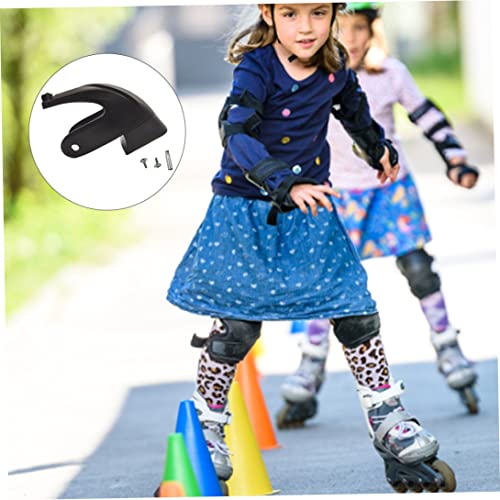 AEIOFU Pastillas de Freno estándar Patines en línea, Tapón de Freno Universal para Patines en línea, Almohadilla de Bloque de Frenos para Patines - Negro 1 Pieza Frenos de Patines para niños