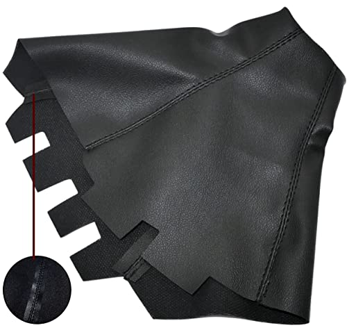 AERZETIX - C57733 - Funda para palanca de cambios - compatible con Seat Cordoba II 2002-2009, Ibiza 3 2002-2008 - color: negro - en piel sintética