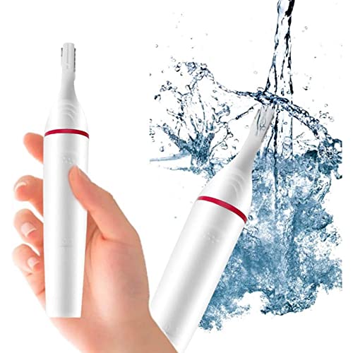 Afeitadora eléctrica para mujeres, 2 en 1 afeitadora de cejas y depiladora de cejas sin dolor para cara cejas labio nariz piernas axila bikini, afeitadora eléctrica