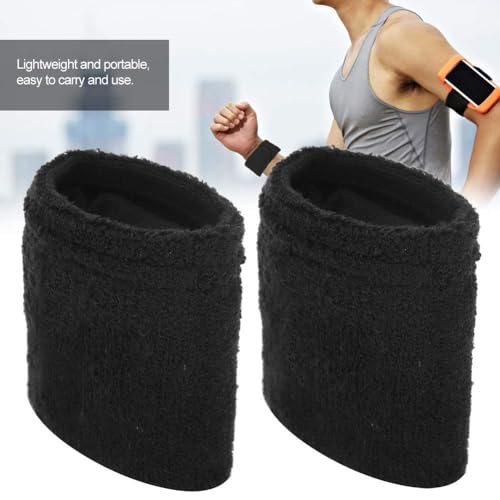 Agatige Muñequera de Peso, 2 Piezas de 0,5 kg Muñequeras Levantamiento de Pesas Saco de Arena Entrenamiento Equipo de Fitness para Hombres Mujeres(Negro)